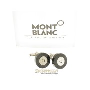 MONTBLANC gemelli acciaio e PVD nero referenza 104737S